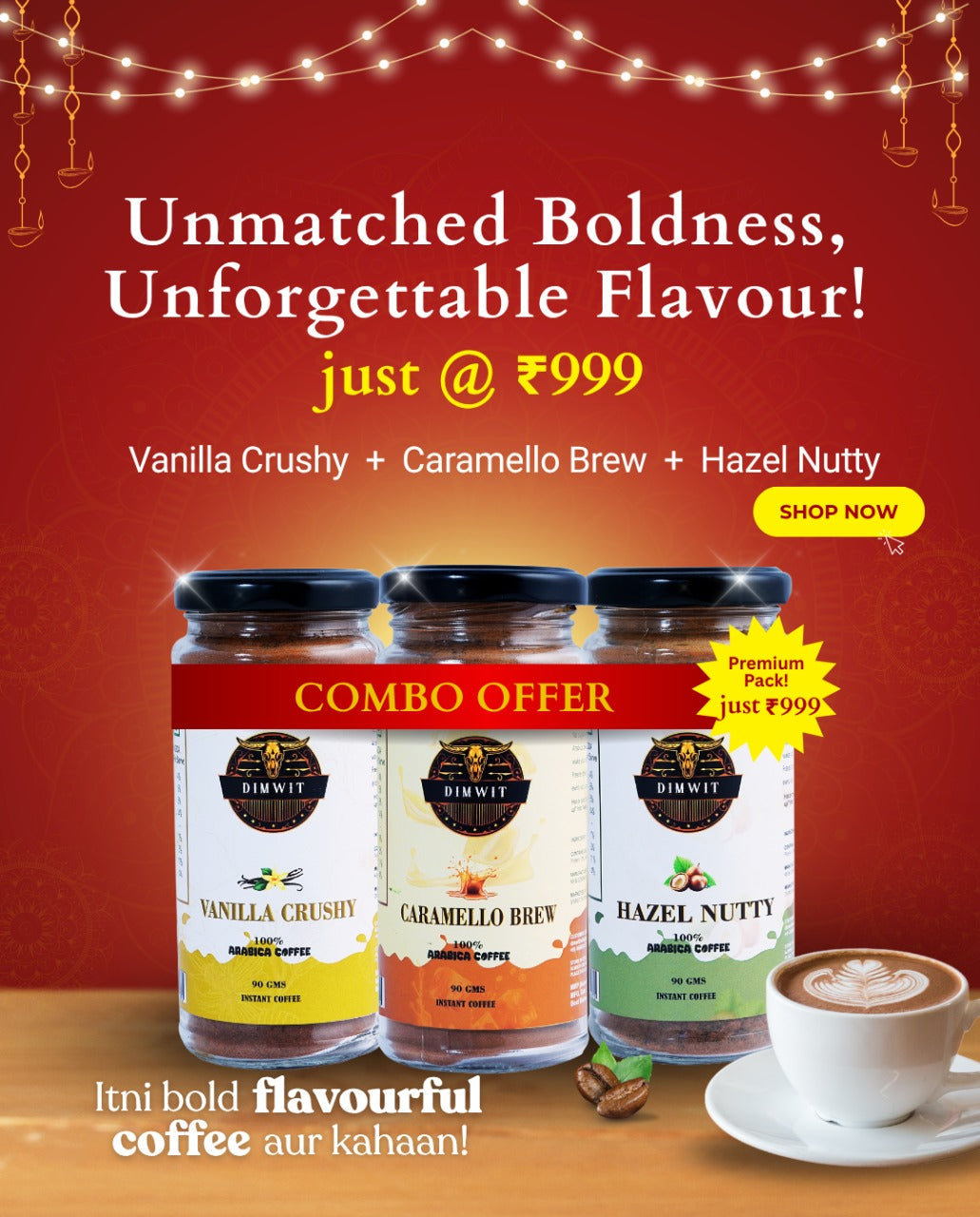 Flavored Coffee 3 IN 1 Combo Pack